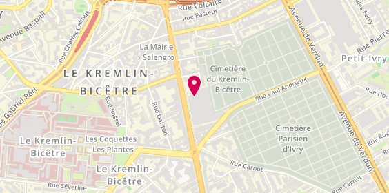 Plan de Optic 2000, Centre Commercial Okabé
57 avenue de Fontainebleau, 94270 Le Kremlin-Bicêtre