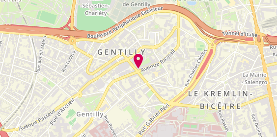 Plan de Optic 2000, 36 Rue Emile Raspail, 94250 Gentilly