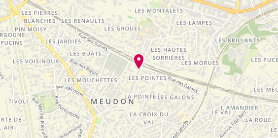Plan de Le Collectif des Lunetiers, 23 Rue Claude Dalsème, 92190 Meudon