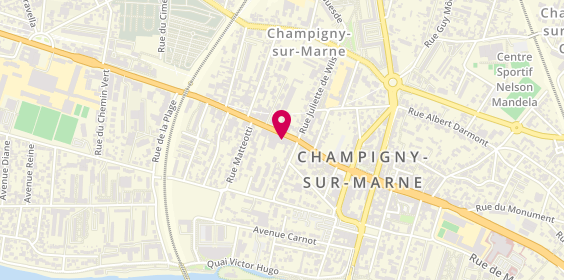 Plan de Atol, 58 Rue Jean Jaurès, 94500 Champigny-sur-Marne