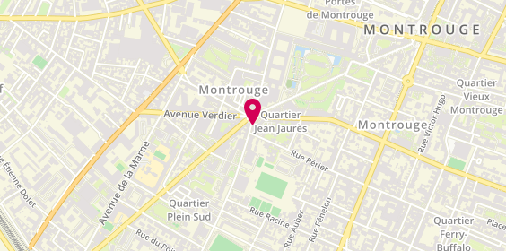 Plan de Devos Optique Montrouge, 20 Place Jean Jaurès, 92120 Montrouge