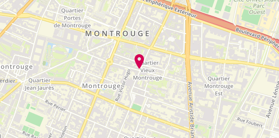 Plan de B H Optique, 70 avenue Henri Ginoux, 92120 Montrouge