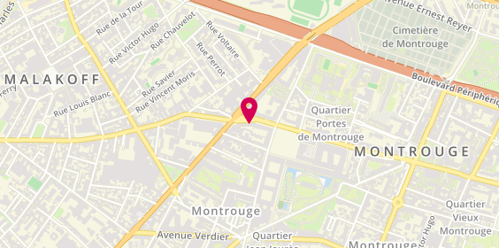 Plan de Mon Opticien - RAPH LBZ, 103 Rue Gabriel Péri, 92120 Montrouge