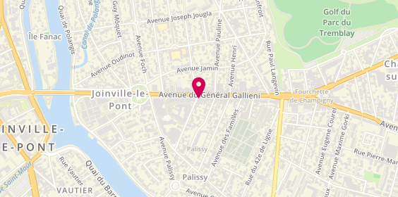 Plan de Optic 2000, 30 avenue du Général Gallieni, 94340 Joinville-le-Pont
