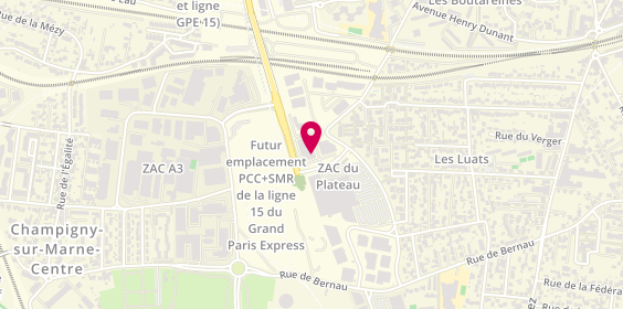 Plan de Optical Discount, 145 Rue Alexandre Fourny, 94500 Champigny-sur-Marne