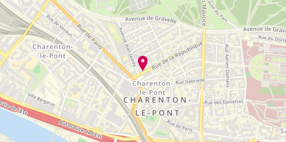 Plan de Central' Optic, 1 Rue de la République, 94220 Charenton-le-Pont