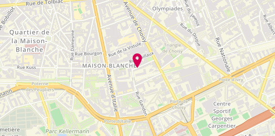 Plan de LULU Opticien Lunetier, 15 Rue Philibert Lucot, 75013 Paris