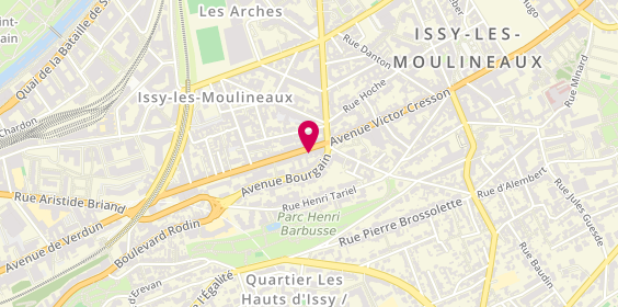 Plan de Fox Optic, 33 avenue Victor Cresson, 92130 Issy-les-Moulineaux