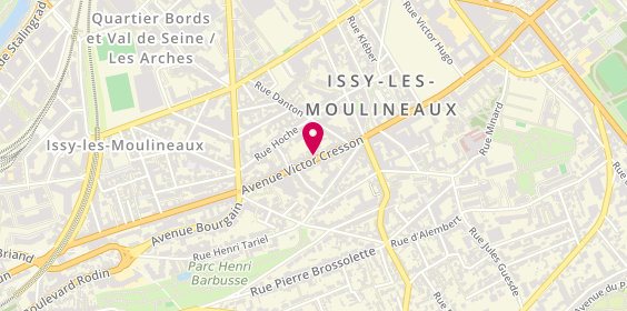Plan de Alain Afflelou, 16 avenue Victor Cresson, 92130 Issy-les-Moulineaux