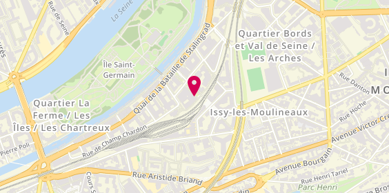 Plan de New Vision, 23 Cr de l'Ancienne Boulangerie, 92130 Issy-les-Moulineaux