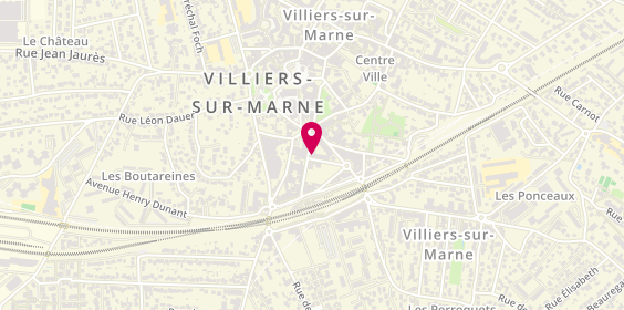 Plan de Krys Optique et Audition, 1 Rue de la Fontaine, 94350 Villiers-sur-Marne