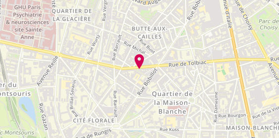 Plan de Première Optique, 205 Rue de Tolbiac, 75013 Paris