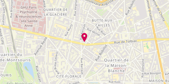 Plan de Optic 2000, 204 Rue de Tolbiac, 75013 Paris