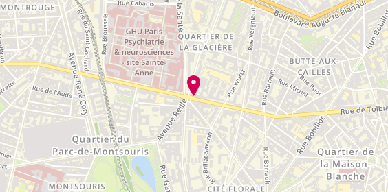 Plan de L'Opticien du 13eme, 242 Rue Tolbiac, 75013 Paris