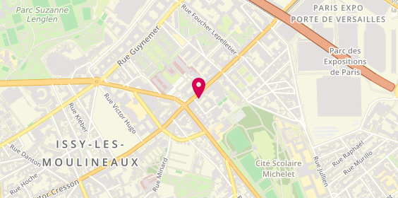 Plan de M.R Optic, 33 Rue Ernest Renan, 92130 Issy-les-Moulineaux
