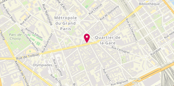 Plan de Optic Ly, 52 Rue de Tolbiac, 75013 Paris