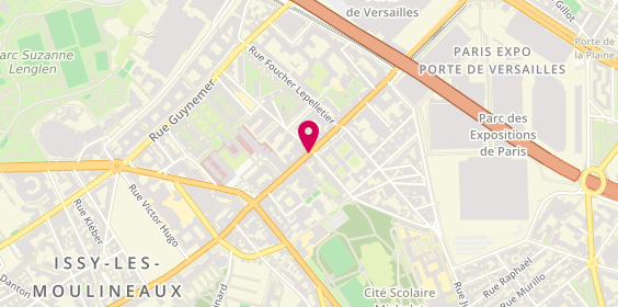 Plan de Optique Gabrielle, 19 Rue Ernest Renan, 92130 Issy-les-Moulineaux