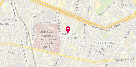Plan de I Love Optic, 106 Rue de la Glacière, 75013 Paris