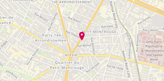 Plan de Optique LAB, 57 avenue du Général Leclerc, 75014 Paris