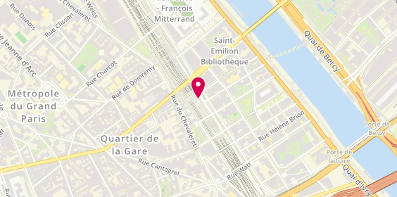 Plan de Idéal Optique, 101 avenue de France, 75013 Paris