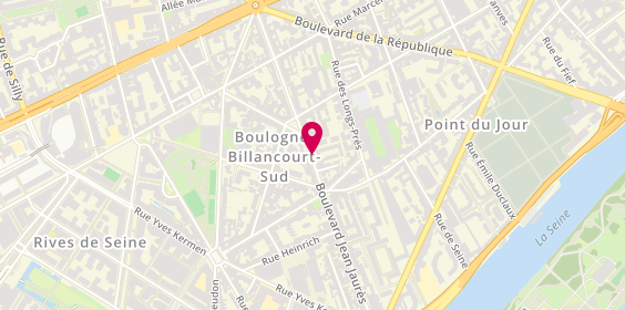 Plan de Optical Town, 237 Boulevard Jean Jaurès, 92100 Boulogne-Billancourt