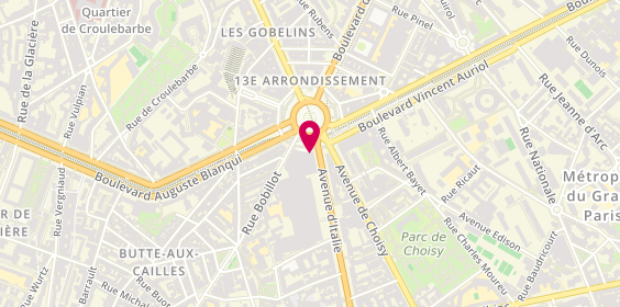 Plan de Grand Optical, 2 avenue d'Italie, 75013 Paris