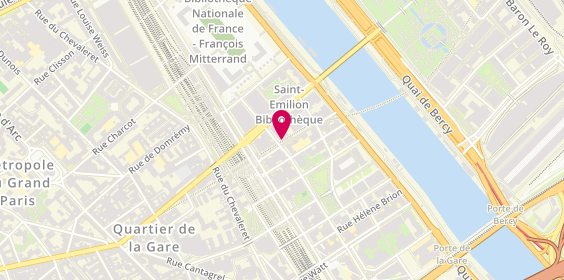Plan de BdeB Eyewear, 16 Rue Olivier Messiaen, 75013 Paris