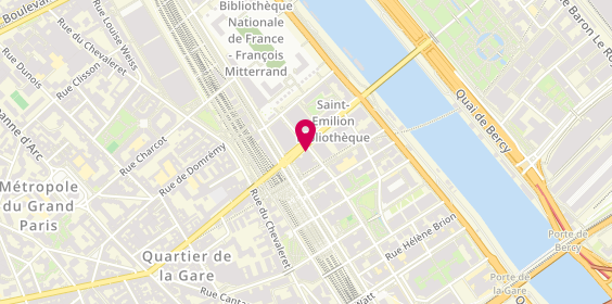 Plan de Alain Afflelou, 23 Rue Olivier Messiaen, 75013 Paris