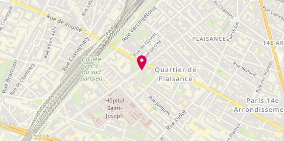 Plan de Playsansoptic, 141 Rue Raymond Losserand, 75014 Paris