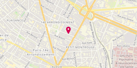 Plan de HM Vision, 10 Rue Mouton-Duvernet, 75014 Paris