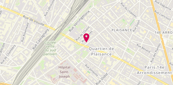 Plan de Optic Next Door, 118 Rue Raymond Losserand, 75014 Paris