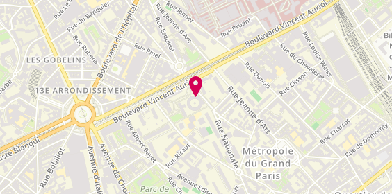 Plan de Optique Rambert, 159 Rue Nationale, 75013 Paris