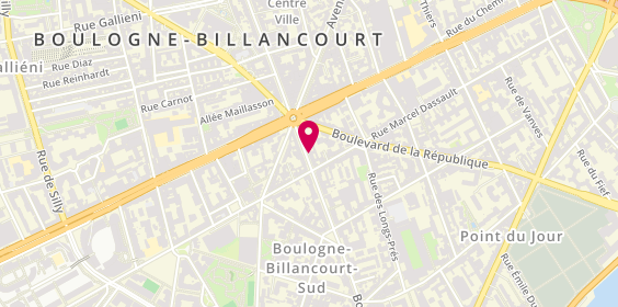 Plan de Opticien BOULOGNE BILLANCOURT - Optical Center, 211 Boulevard Jean Jaurès, 92100 Boulogne-Billancourt