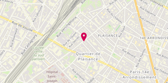Plan de Optique Losserand, 113 Rue Raymond Losserand, 75014 Paris