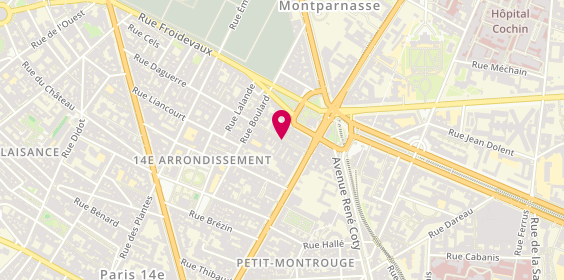 Plan de Chic Optic, 11 Rue Daguerre, 75014 Paris