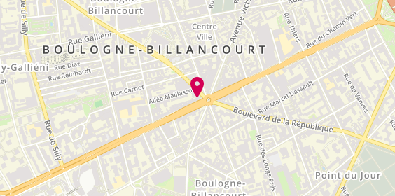 Plan de Générale d' Optique, 1 avenue André Morizet, 92100 Boulogne-Billancourt