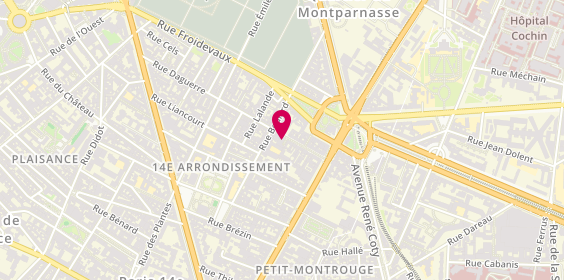 Plan de French Optic, 19 Rue Daguerre, 75014 Paris