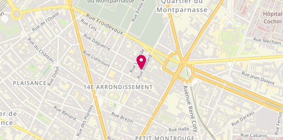 Plan de Lissac, 18 Rue Boulard, 75014 Paris