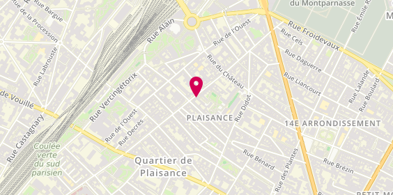 Plan de Le Collectif des Lunetiers, 71 Rue Raymond Losserand, 75014 Paris
