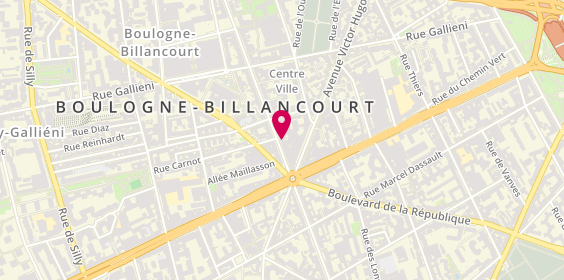 Plan de Optic 2000, 177 Boulevard Jean Jaurès, 92100 Boulogne-Billancourt
