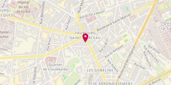Plan de L'Opticien des Gobelins, 28 avenue des Gobelins, 75013 Paris