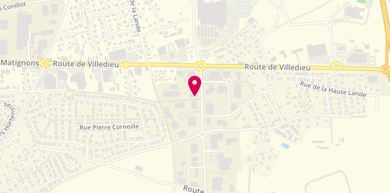 Plan de Opticien GRANVILLE - Optical Center, Route de Villedieu Zone Aménagement de Prétot Ouest, 50400 Granville