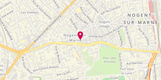 Plan de J.N.J optic, 79 Grande Rue Charles de Gaulle, 94130 Nogent-sur-Marne
