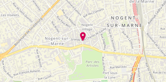 Plan de Jimmy Fairly, 110 grande Rue Charles de Gaulle, 94130 Nogent-sur-Marne
