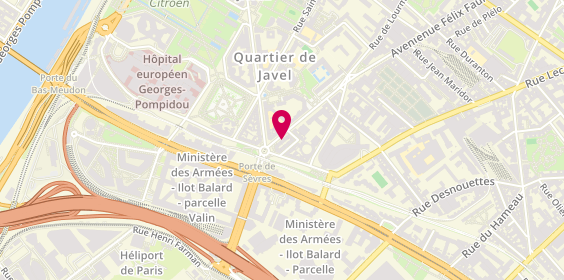 Plan de L'Atelier du Bien Voir, 145 avenue Félix Faure, 75015 Paris