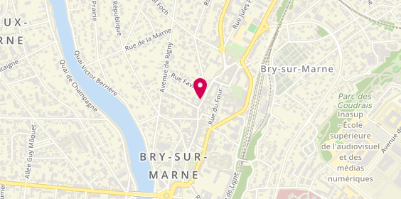 Plan de Entre Deux Branches, 41 grande Rue Charles de Gaulle, 94360 Bry-sur-Marne