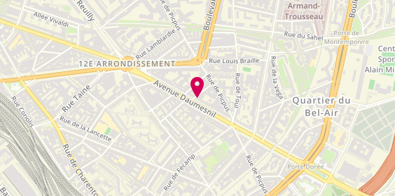 Plan de Optic 2000, 225 avenue Daumesnil, 75012 Paris