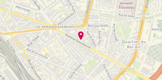 Plan de Optical Center, 223 avenue Daumesnil, 75012 Paris