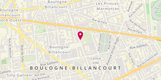 Plan de Les Opticiens Conseils, 93 Boulevard Jean Jaurès, 92100 Boulogne-Billancourt