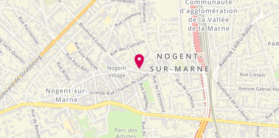 Plan de Alain Afflelou, 4 Rue Eugène Galbrun, 94130 Nogent-sur-Marne